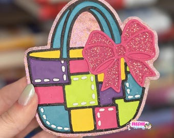 Patchwork Bag Car Freshie | Scented Freshy