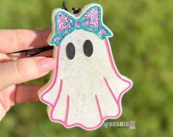 Halloween Geist Bow Auto Lufterfrischer | Herbstduft für Ihre Fahrt