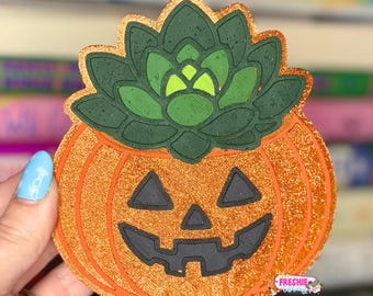 Pumpkin Succulent Car Freshie | Scented Freshy