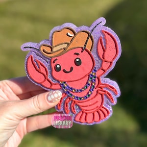 Mardi Gras Crawfish Freshie | Cajun Car Air Freshener