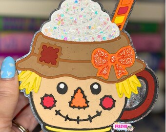 Scarecrow Mug Car Freshie | Scented Freshy