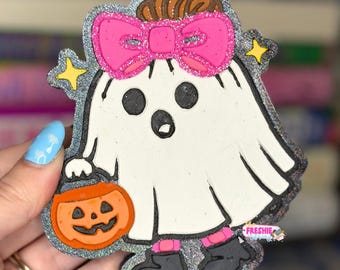 Little Miss Ghost Car Freshie | Scented Freshy