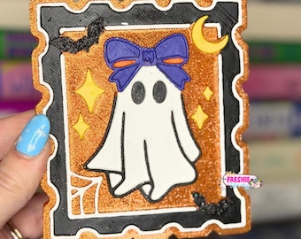 Ghost Stamp Car Freshie | Scented Freshy