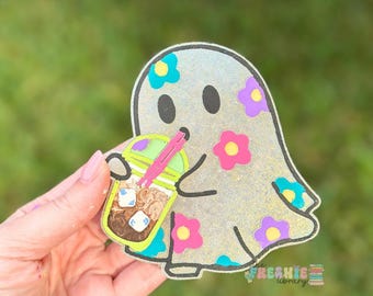 Eiskaffee Geist Auto Freshie | Ein gruseliger Halloween Lufterfrischer
