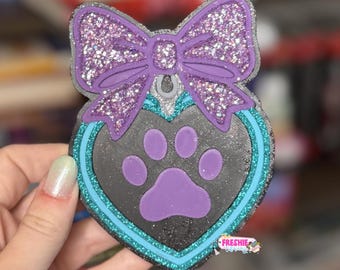 Paw Print Locket Car Freshie | Scented Freshy