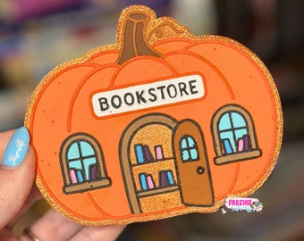 Pumpkin Bookstore Car Freshie | Scented Freshy