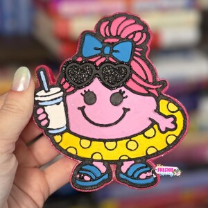 Flotador para piscina Little Miss con aroma a coche / Freshy perfumado