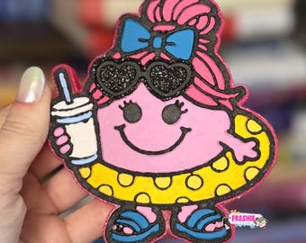 Little Miss Pool Float Car Freshie | Scented Freshy