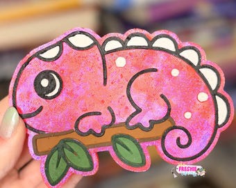 Chameleon Car Freshie | Scented Freshy