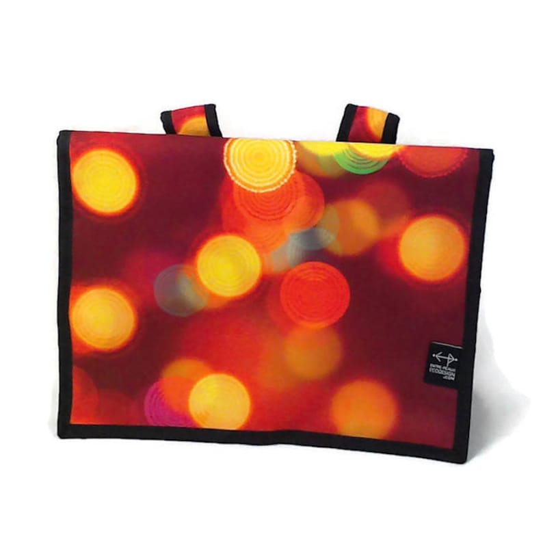 Bag back medium round with light yellow orange red