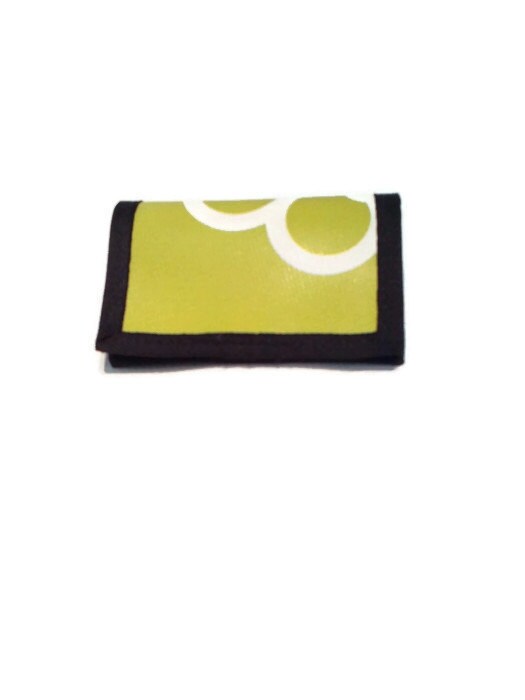 Lime Green and White Unisex Wallet Montreal Etsy UK