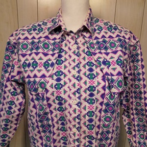 Vintage Women&#39;s Side Saddle Western Shirt Size Small