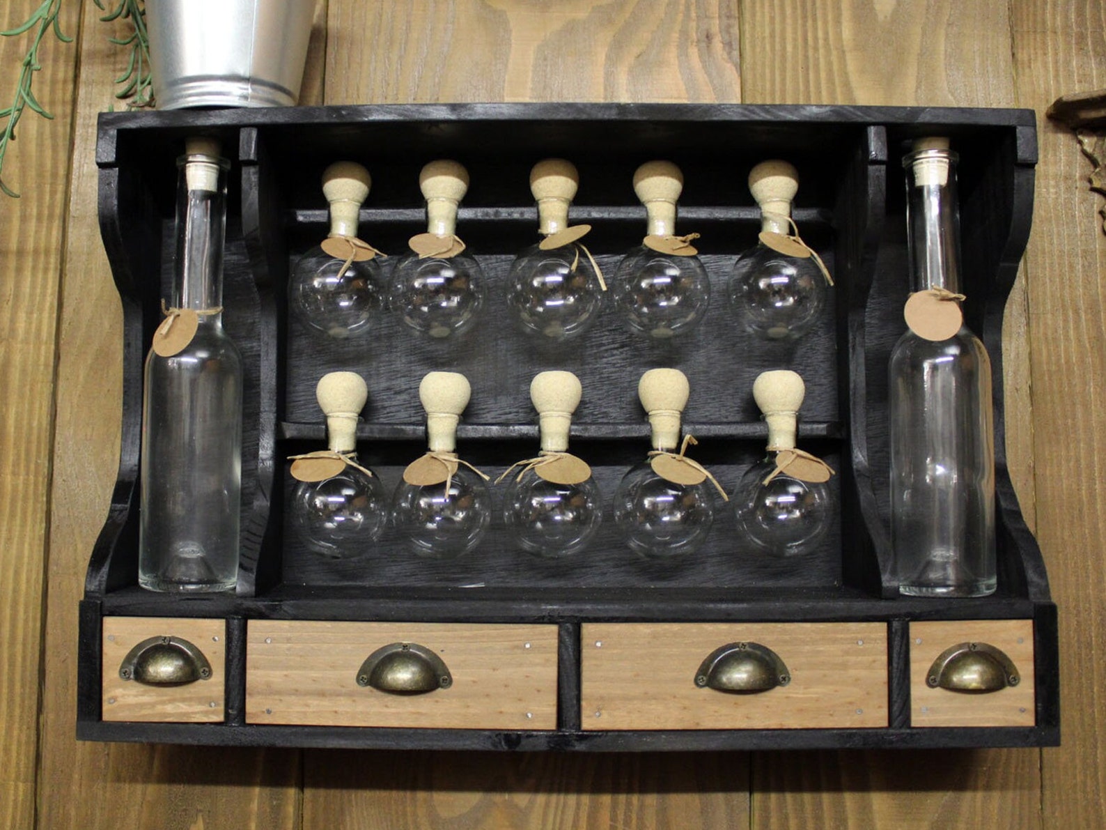 10 Bubble Spice Racks (gray Patina) - Etsy