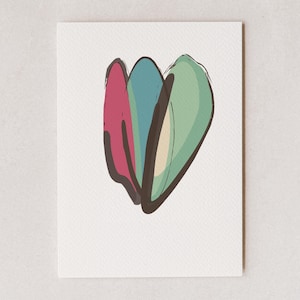 Healing Heart Grußkarte, Selbstbewusstseins-Nachricht für Frauen, Selbstaffirmationskarte, Grußkarte für psychische Gesundheit (Ships to You) 10er Set