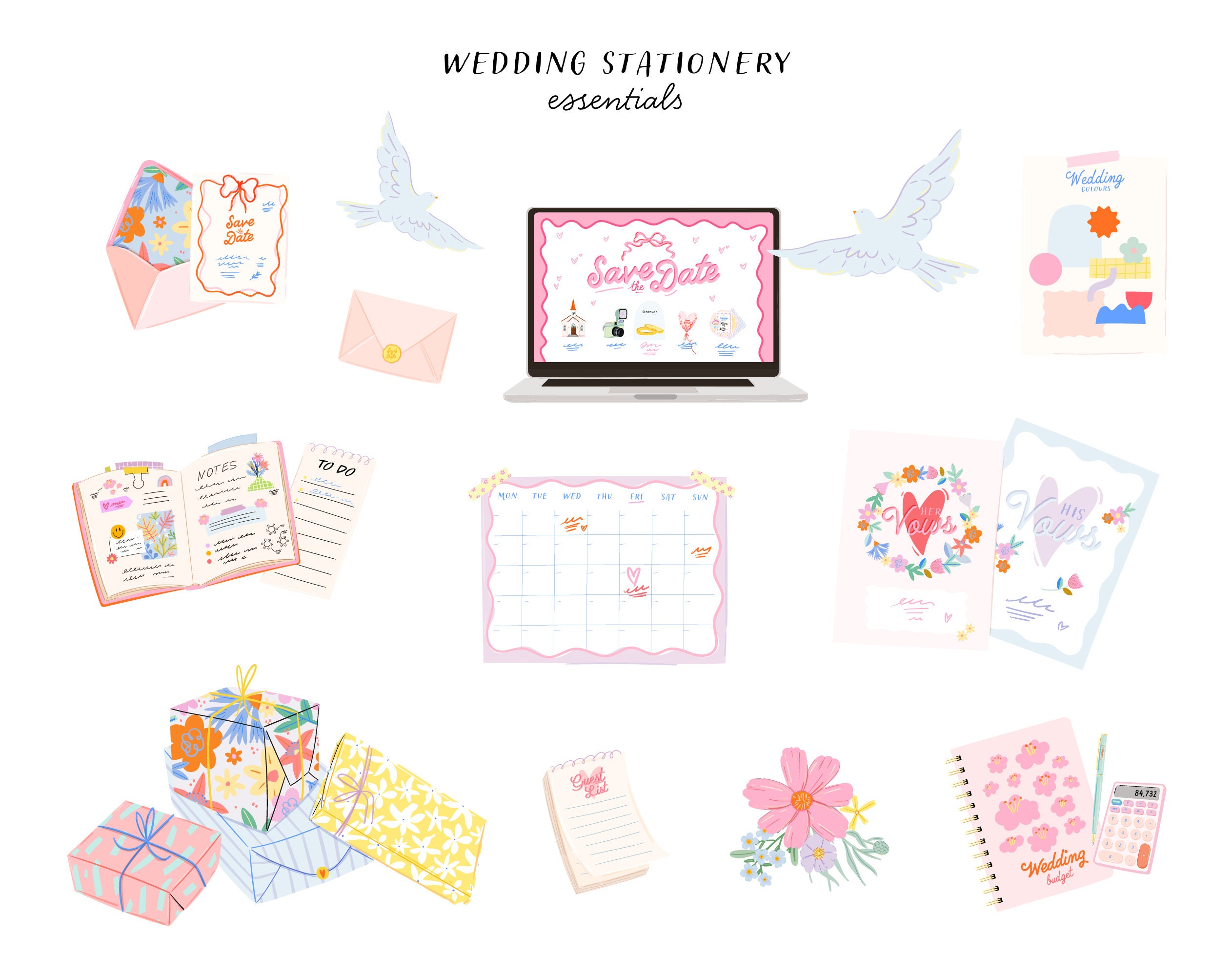 Wedding Organizer Stickers