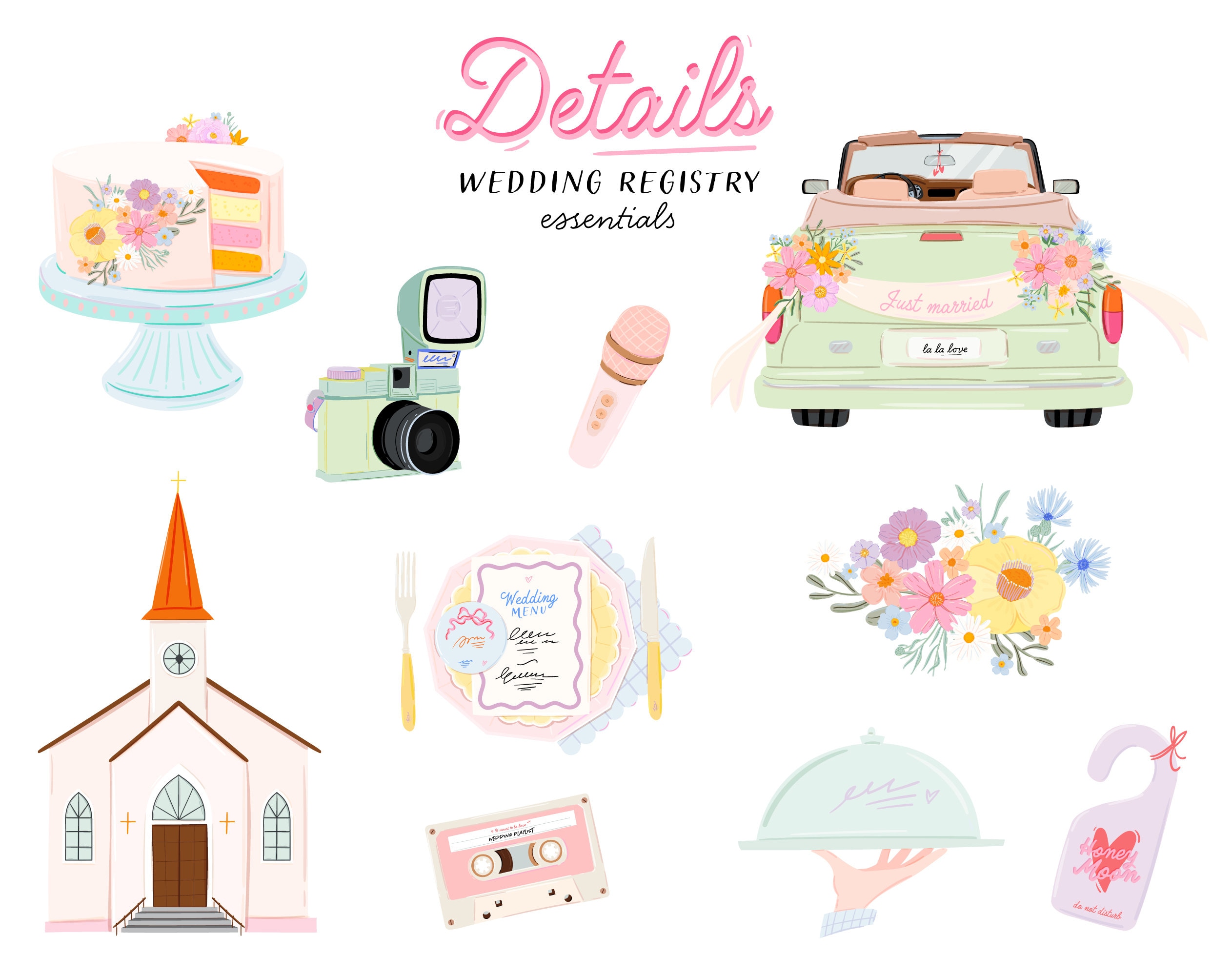 Bride Planner Stickers