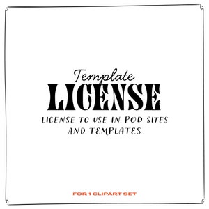 Licença de modelo para sites POD e MODELOS. Clipart digital desenhado à mão de Ruslana Lubenets. Vendas ILIMITADAS para 1 anúncio Uso comercial