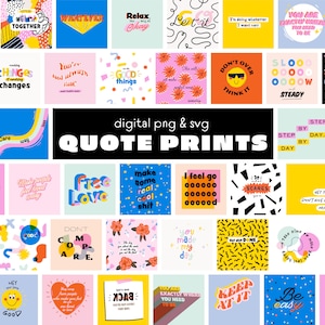 インスピレーションを与える名言クリップアート、モチベーションを上げる名言プリント、ライフスタイル名言、Instagram 投稿、ユーモラスなフレーズ、デジタル T シャツ名言 PNG SVG
