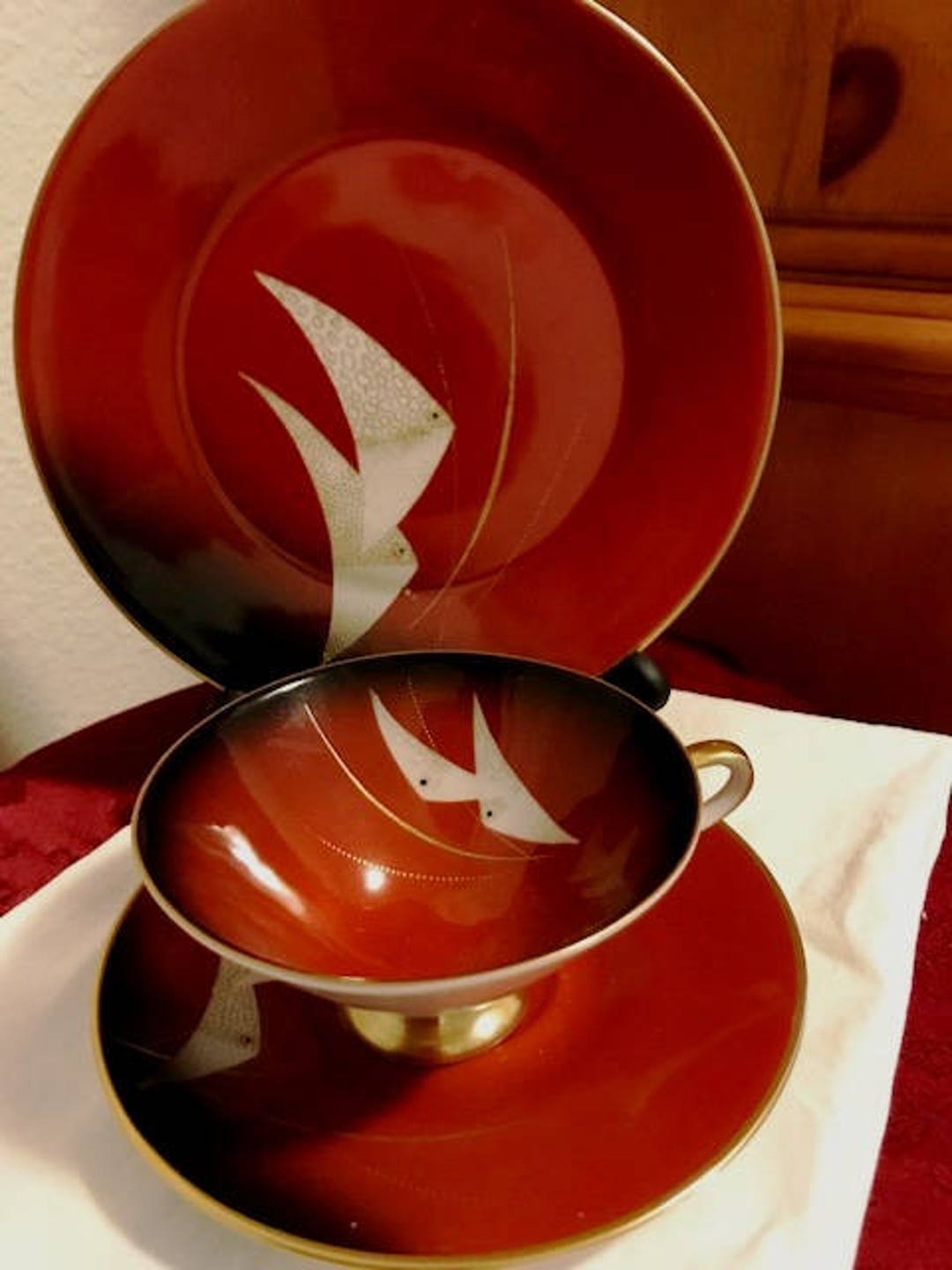 Pmr Bavaria Jaeger & Co Porzellan Wikipedia PMR Bavaria/jaeger Porzellan/angel Fish Tea Trio/angel Fish Tea Set