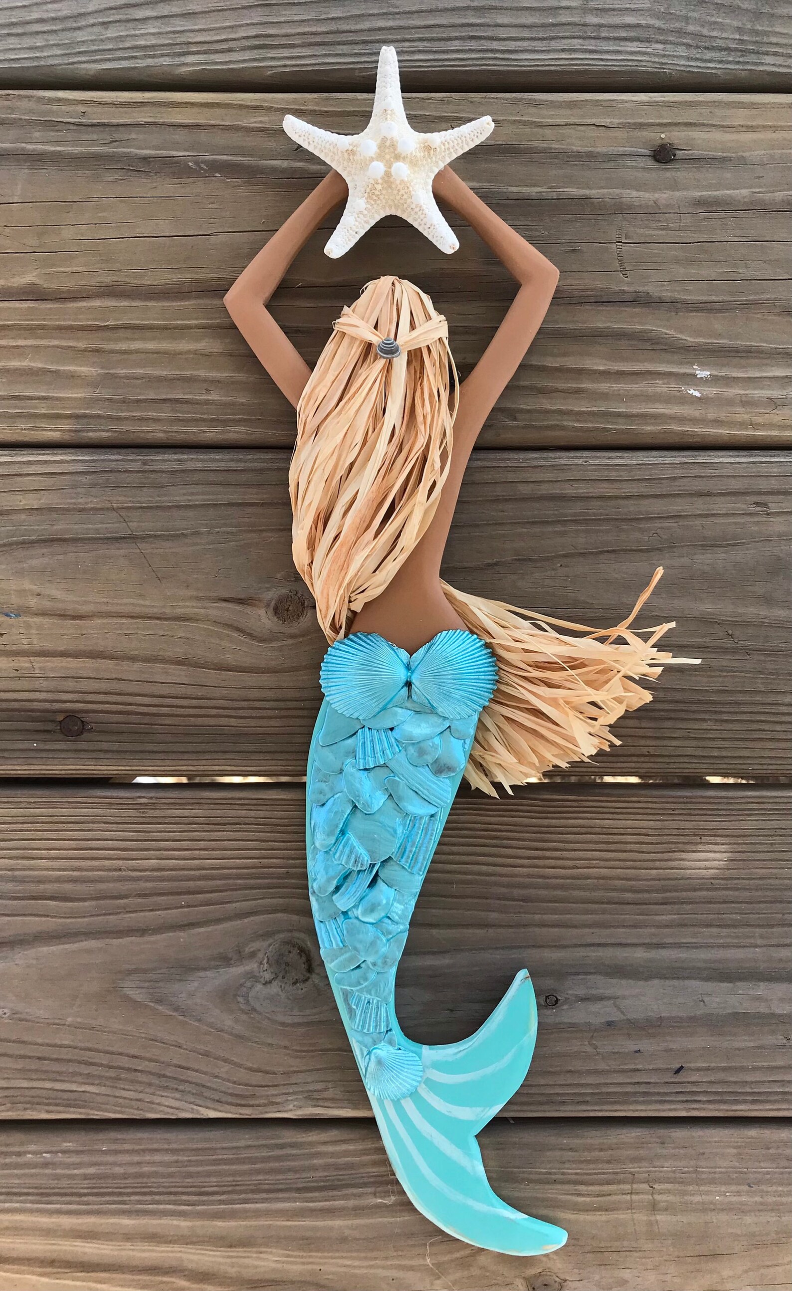 Wooden Mermaid Wall Art Mermaid Decor Mermaid Wall Hanging Etsy