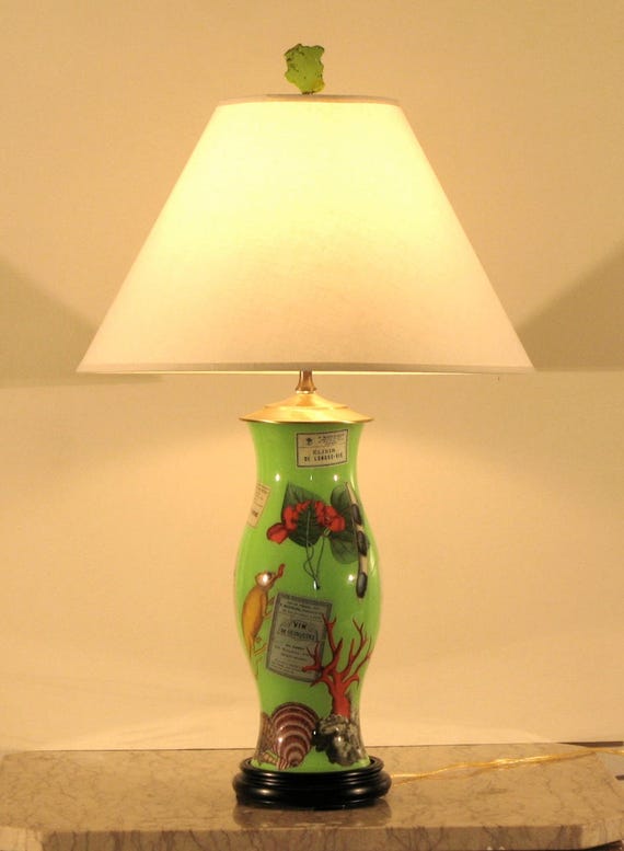 Decoupage on sale lamp base