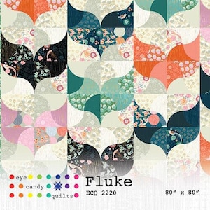 Fluke Pattern, Eye Candy Quilts, ECQ 2220