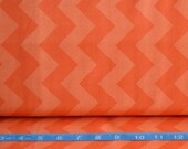 End of Bolt, Chevron Orange Fabric, Orange Fabric, Medium Chevron, Halloween, Riley Blake Designs, 100 Quilting Cotton Fabric, Zig Zag