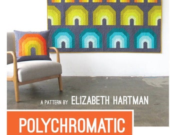 Polychromatic Rainbow Pattern Quilt Pattern by Elizabeth Hartman, EH-060