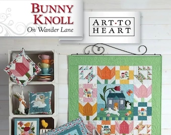 Bunny Knoll on Wander Lane Pattern, Art to Heart, Nancy Halvorsen, Block 4