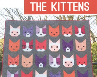 The Kittens Quilt Pattern by Elizabeth Hartman