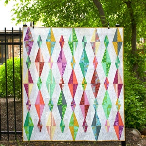 Diamond Daze Quilt Pattern, Digital PDF Pattern, Sew Kind of Wonderful