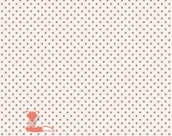 Tessuto grigio Tiny Dots, Basic Classics, Tilda Fabrics, 100% cotone, TIL130048-V11