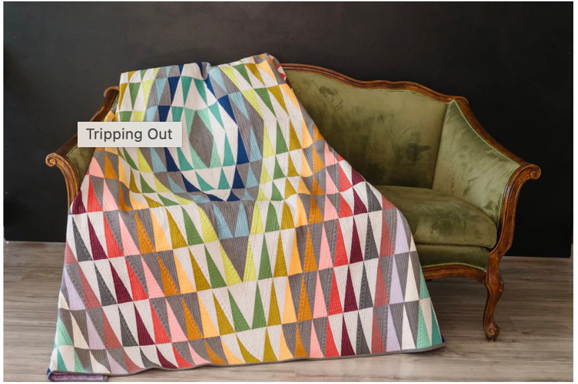 Pattern 7927 Tripping Out Quilt Pattern, Digital PDF Pattern, Sew Kind of Wonderful ...