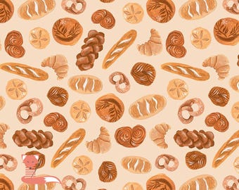Bread Fabric, All You Knead is Loaf, Bramble Bakery, Dear Stella, DRR3710