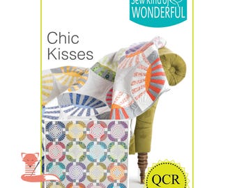 Sew Kind of Wonderful Chic Kisses キルトパターン#409 完成サイズ 92