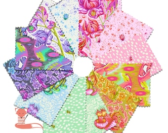 PreOrder - Down To Earth, 1/2 yard Stack 12pc, Tula Pink, Delivery March/April
