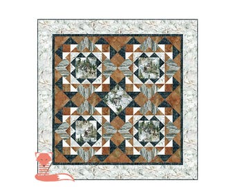 Lone Hunter Pattern,  Lone Wolf, Northcott, PTN3327