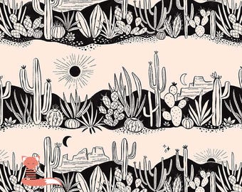FQ, Desert View Fabric, Cactus,  Wild and Free, Dear Stella, DFN3654