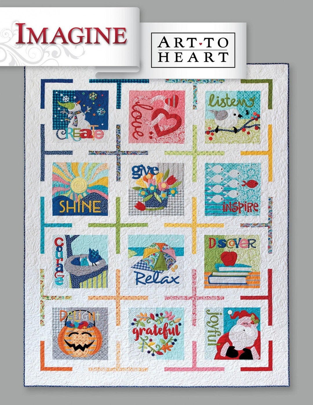 Imagine, Pattern Book, Art to Heart, Nancy Halvorsen, #552B - Etsy