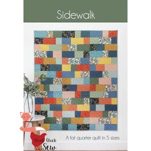Sidewalk Quilt Fabric Pattern, Cluck Cluck Sew, CCS223