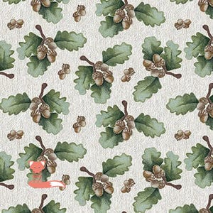 Acorn Fabric, Lake Effects by Blank Quilting, 100% Woven Cotton Fabric