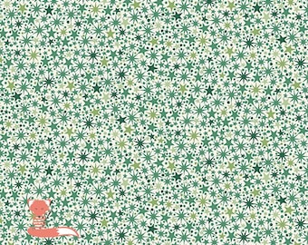 Twinkle Cream and Green Fabric, The Nutcracker,  Andover Fabrics, MU-225-QG