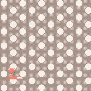 Grey Medium Dot Fabric, Tilda Fabrics, 100% Cotton, TIL1300012-V11