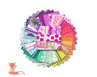 PreOrder - Down To Earth, Mini Charm Pack 42pc, Tula Pink, Delivery March/April