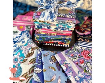 Violet Bouquet Fabric Bundle, 1/2 yard bundle, 20 prints, Amy Butler, 100% Cotton, Bundle 152