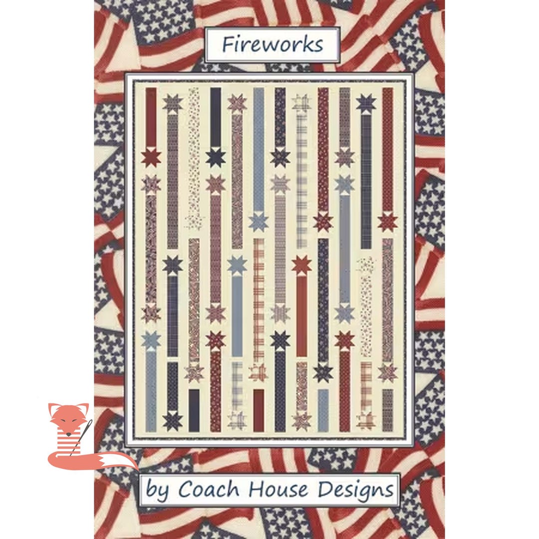 Fireworks, Coach House Designs, CHD-2529 - Etsy