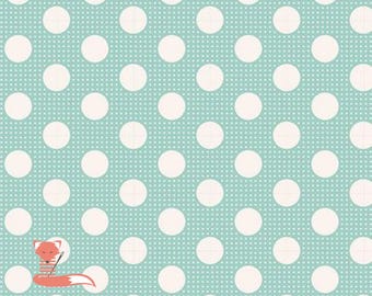 Teal Medium Dot Fabric, Tilda Fabrics, 100% Cotton, TIL130001-V11