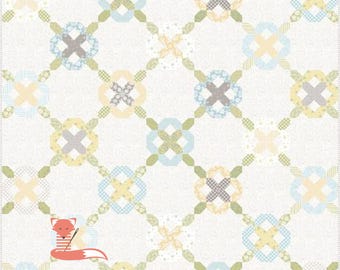 The Shores Quilt Kit, 84 "x84", Moda Fabrics, 100% Baumwolle, KIT18740