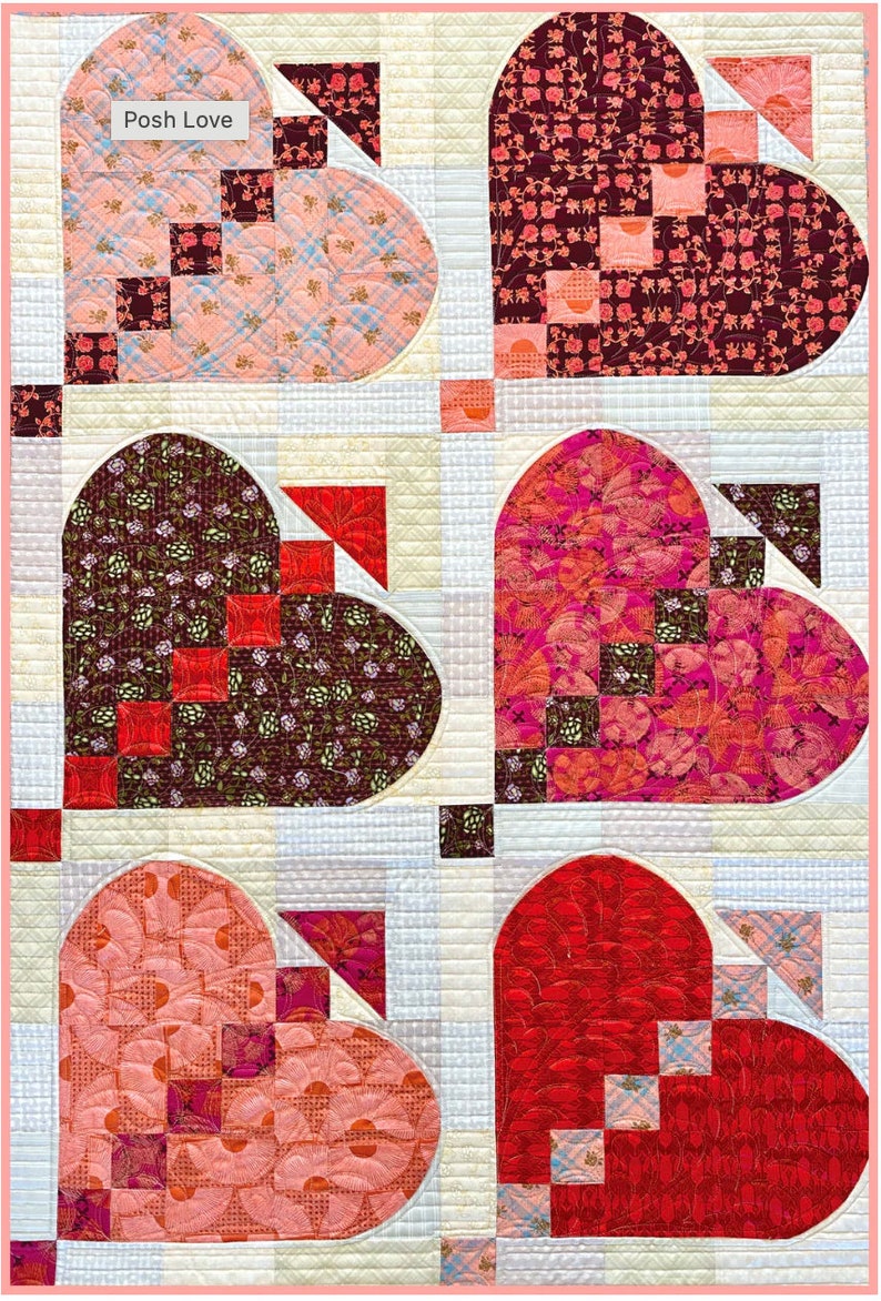 Posh Love Quilt Pattern Digital PDF Pattern Sew Kind of - Etsy