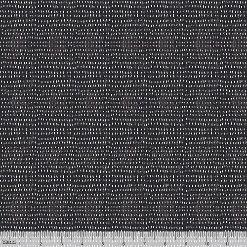 Seeds Charcoal Black Blender Fabric Blend Fabrics Cori Etsy